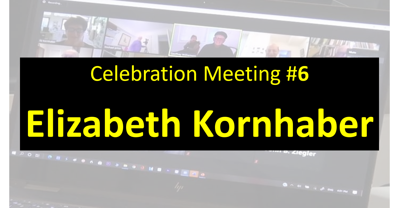 Celebration Meeting - #6 Elizabeth Kornhaber